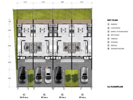 Newly Completed 2 Bedroom Townhouses for Sale in Chalong