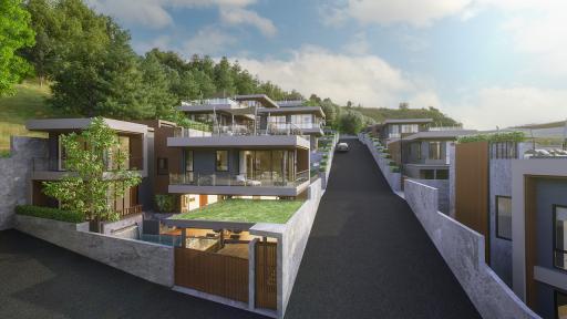 New sea-view villas for sale near Karon beach