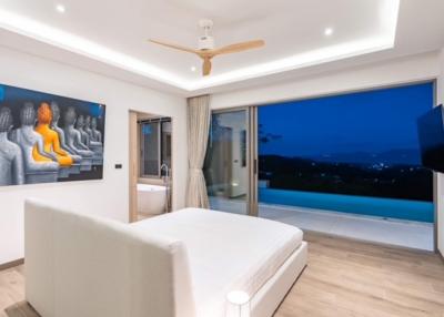 Modern 4 bedroom sea-view villa for sale Bophut