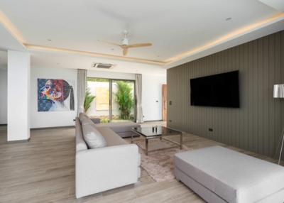 Modern 4 bedroom sea-view villa for sale Bophut