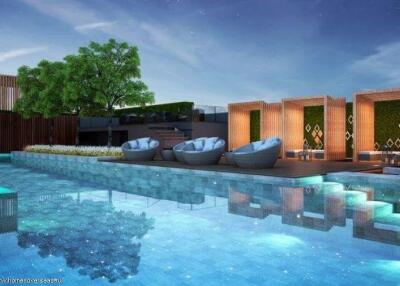 Cozy, large 1-bedroom apartments, with pool view in Aristo 2 project, on Surin Beach beach