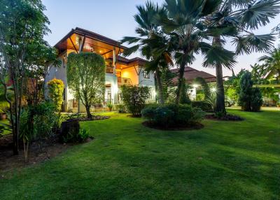 Two Story Private Villa Near Sainoi Beach For Sale on Large Land Plot