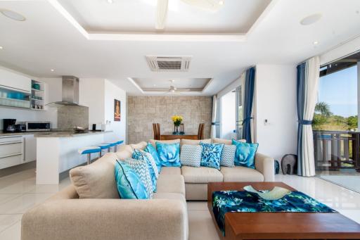 3 bedroom sea-view villa for sale walking distance to Choengmon beach