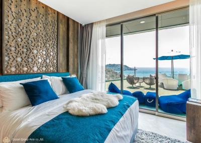 Astonishing studio apartments, with sea view in The Peaks Residence project, on Kata Noi beach