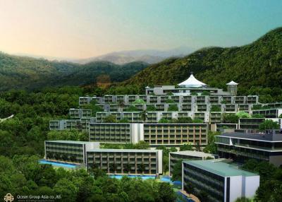 Astonishing studio apartments, with sea view in The Peaks Residence project, on Kata Noi beach