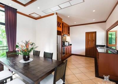 Chic 2-bedroom villa, with pool view in Baan Bua project, on Nai Harn beach