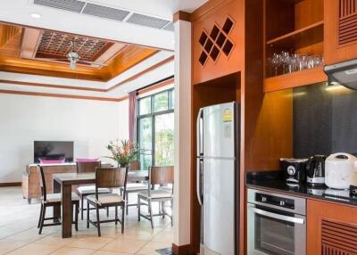 Chic 2-bedroom villa, with pool view in Baan Bua project, on Nai Harn beach