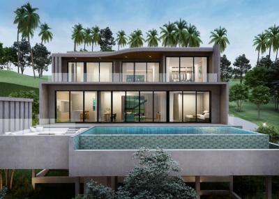 4 bedrooms sea-view villa for sale in Maenam area