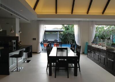 Fashionable, large 4-bedroom villa, with pool view in Anchan Villas 3 project, on Bangtao/Laguna beach