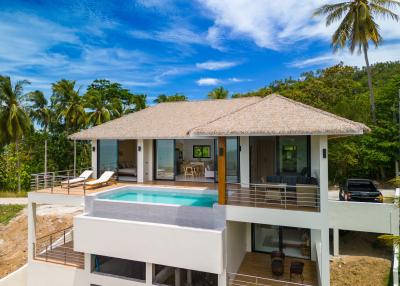 4 bedrooms sea-view villas for sale in Lamai hills