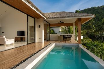 4 bedrooms sea-view villas for sale in Lamai hills