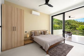 4 bedrooms sea-view villas for sale in Lamai hills