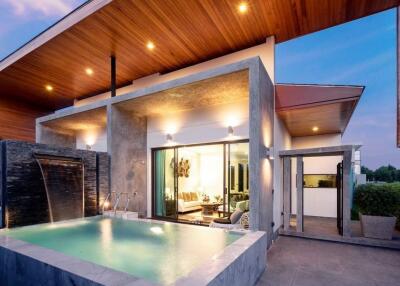 Exclusive 2-bedroom villa, with pool view in Coco Chalong by Windham project, on Chalong beach