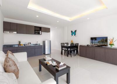 Cozy studio apartments, with sea view, on Patong Beach beach