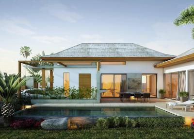 Comfortable 3-bedroom villa, with pool view in Coco Kamala project, on Kamala Beach beach