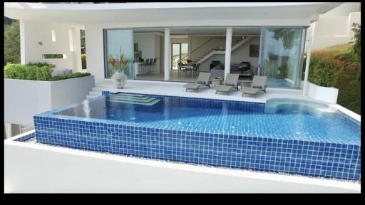 Lovely 3 bedrooms seaview villa for sale in Pai Laem