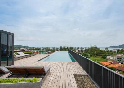 Chic 2-bedroom apartments, with sea view in The Deck project, on Patong Beach beach