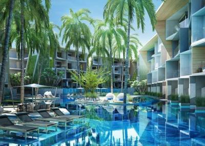 Exclusive 1-bedroom apartments, with pool view in WYNDHAM GRAND NAI HARN BEACH PHUKET project, on Nai Harn beach
