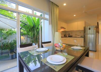 Astonishing 2-bedroom villa, with pool view in The Greens project, on Rawai beach