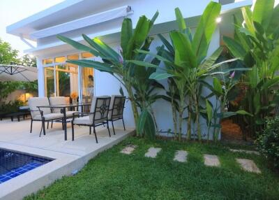 Astonishing 2-bedroom villa, with pool view in The Greens project, on Rawai beach