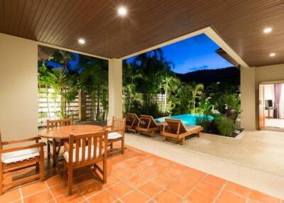 Luxurious 2-bedroom villa, with pool view in Baan Bua project, on Nai Harn beach