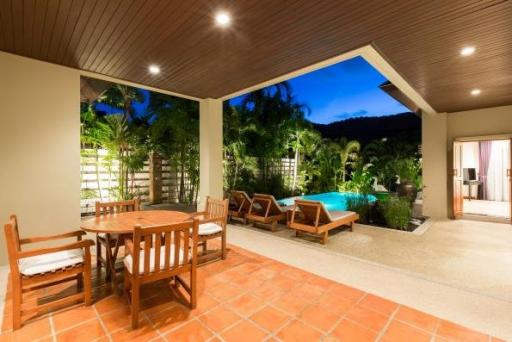 Luxurious 2-bedroom villa, with pool view in Baan Bua project, on Nai Harn beach