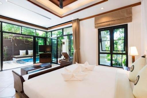 Luxurious 2-bedroom villa, with pool view in Baan Bua project, on Nai Harn beach