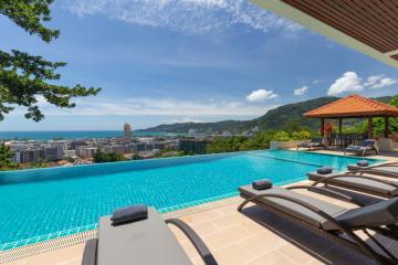 Amazing 7 bedrooms sew-view villa for sale on Patong hill