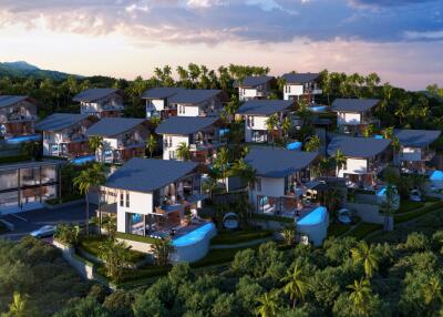 Fashionable 2-bedroom villa, with sea view in Himmapana Villas Phase 1 project, on Kamala Beach beach