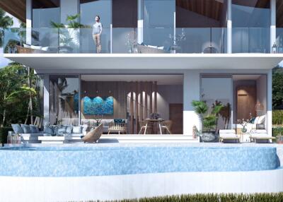 Fashionable 2-bedroom villa, with sea view in Himmapana Villas Phase 1 project, on Kamala Beach beach