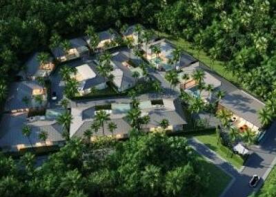 Exclusive 2-bedroom villa, with pool view in Himmapana Villas Terraces project, on Kamala Beach beach