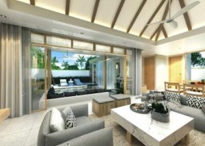 Exclusive 2-bedroom villa, with pool view in Himmapana Villas Terraces project, on Kamala Beach beach