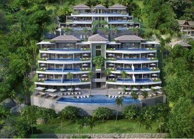 Astonishing 4-bedroom apartments, with sea view, on Surin Beach beach