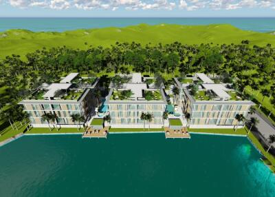 Astonishing 2-bedroom apartments, with urban view in Baan Bua project, on Nai Harn beach