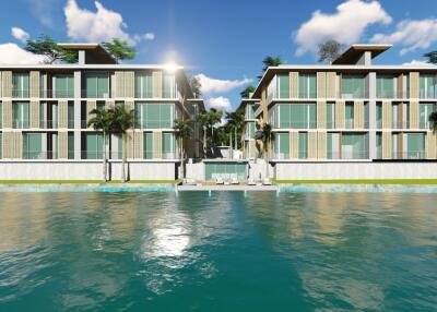 Astonishing 2-bedroom apartments, with urban view in Baan Bua project, on Nai Harn beach