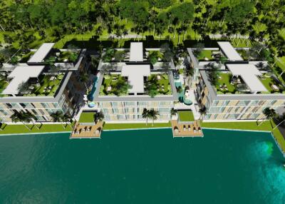 Astonishing 2-bedroom apartments, with urban view in Baan Bua project, on Nai Harn beach