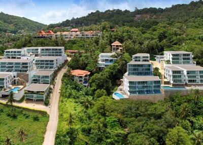 Luxury 1-bedroom apartments, with sea view in Kata Ocean View project, on Kata beach
