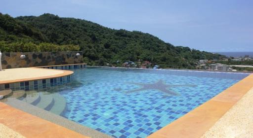 Luxury 1-bedroom apartments, with sea view in Kata Ocean View project, on Kata beach