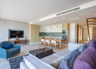 Stylish 3-bedroom apartments, with sea view in Bluepoint Condominiums project, on Patong Beach beach