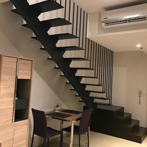 1-bedroom duplex condo for sale close to Ekkamai BTS station