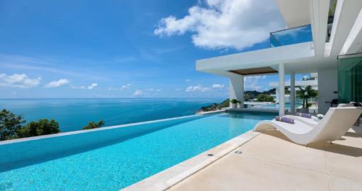 5 bedrooms sea-view villa for sale Chaweng Noi