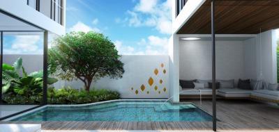 Luxury 2-bedroom villa, with pool view in Panora Surin project, on Surin Beach beach