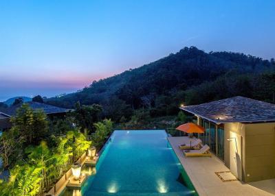 Exclusive premium, large 7-bedroom villa, with sea view in La Colline project, on Layan Beach beach