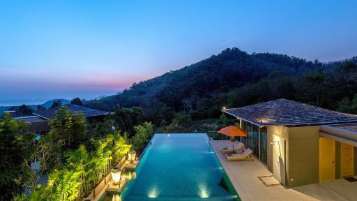 Exclusive premium, large 7-bedroom villa, with sea view in La Colline project, on Layan Beach beach