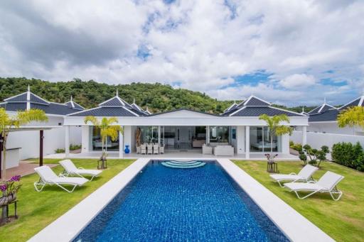 H-Shape Luxury Pool Villa in Hua Hin at Peaceful Countryside