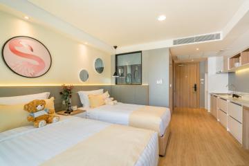 Chic studio apartments, with pool view in VIP Kata 2 project, on Kata beach