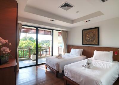 Fashionable 2-bedroom apartments, with mountain view in Surin Sabai 2 project, on Surin Beach beach
