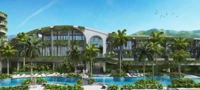 Astonishing studio apartments, with pool view, on Layan Beach beach