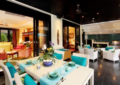 Astonishing, spacious 5-bedroom villa, with pool view and near the sea in Maan Tawan project, on Bangtao/Laguna beach