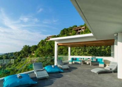 Luxurious premium, large 6-bedroom villa, with sea view in Cape Amarin project, on Kamala Beach beach